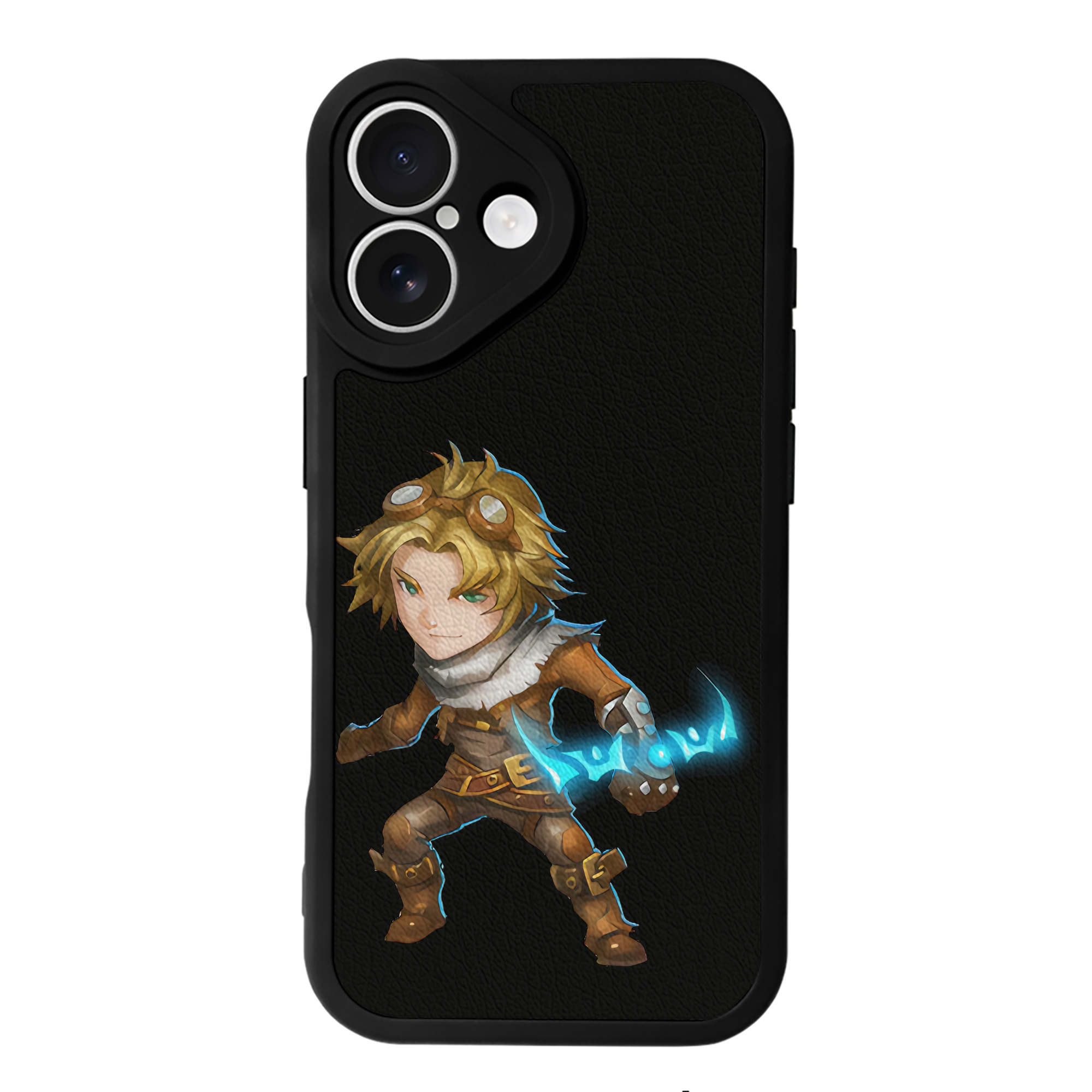 （画像用） リーグ・オブ・レジェンド League of Legends LOL 【iPhone 16シリーズ対応】シリコンスマホケース（レザー調） 材質：シリコン